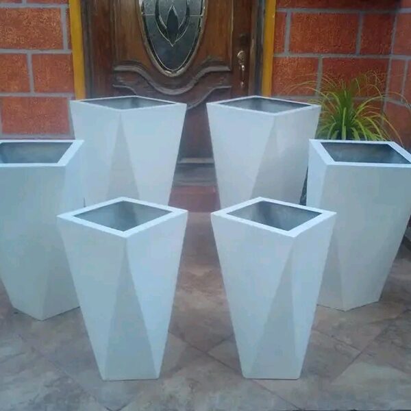 Vaso Cuadrado 8 Caras