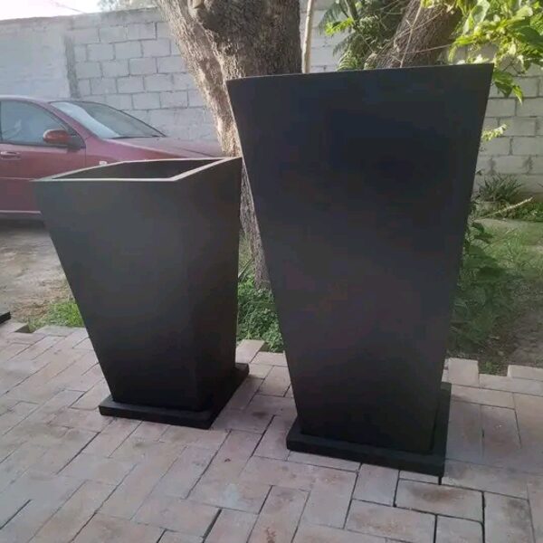 vasos cuadrados para Bernal, Querétaro.