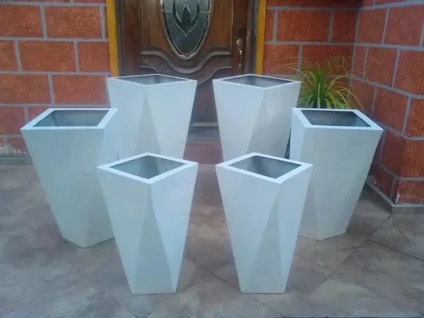 Vaso Cuadrado 8 Caras