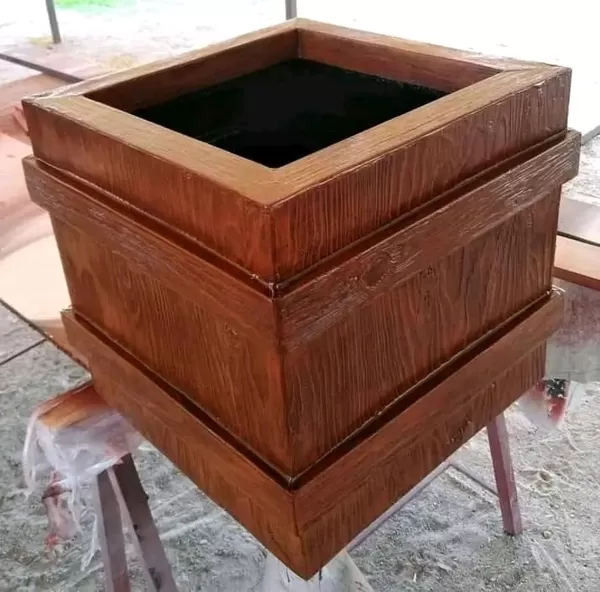 Cubos Madera Veteada.