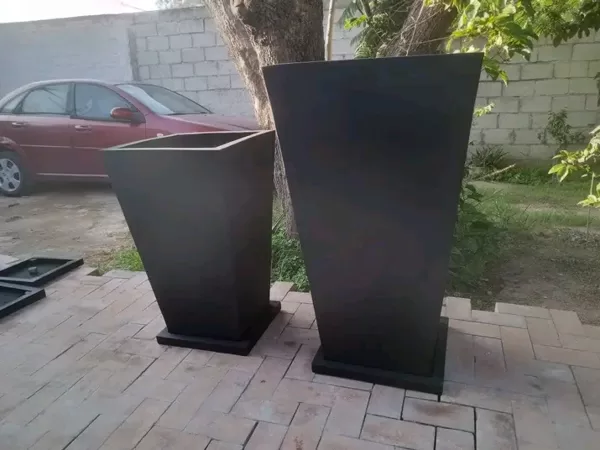 vasos cuadrados para Bernal, Querétaro.